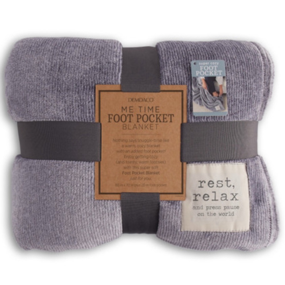 Foot Pocket Blanket -Demdaco-NWT
